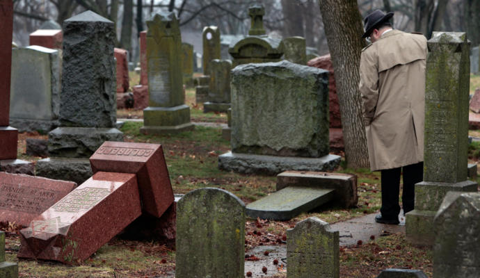 More than a hundred and fifty gravestones were recently vandalized at Chesed Shel Emeth, a Jewish cemetery in St. Louis.