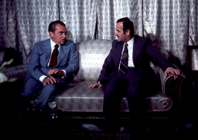 Richard Nixon became the first U.S. President to visit Damascus when he met with the Syrian President, Hafez al-Assad, in 1974.